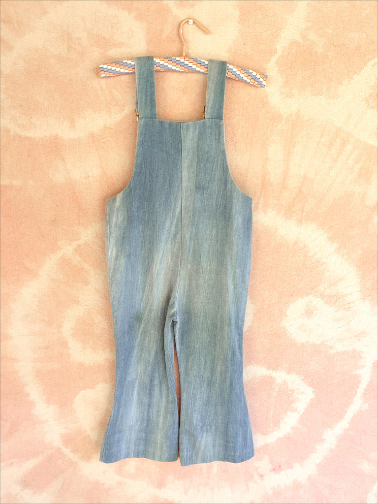 VINTAGE OVERALLS - BLUE FLARE - 2-3 YEARS