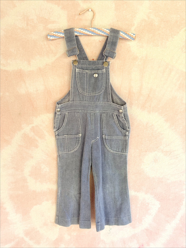 VINTAGE OVERALLS - BLUE - 2-3 YEARS