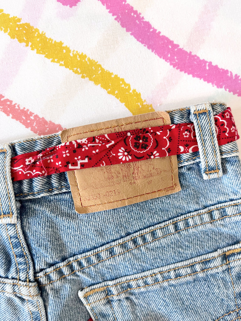 LEVIS DENIM SKIRT - BANDANA  - 6-8 YEARS