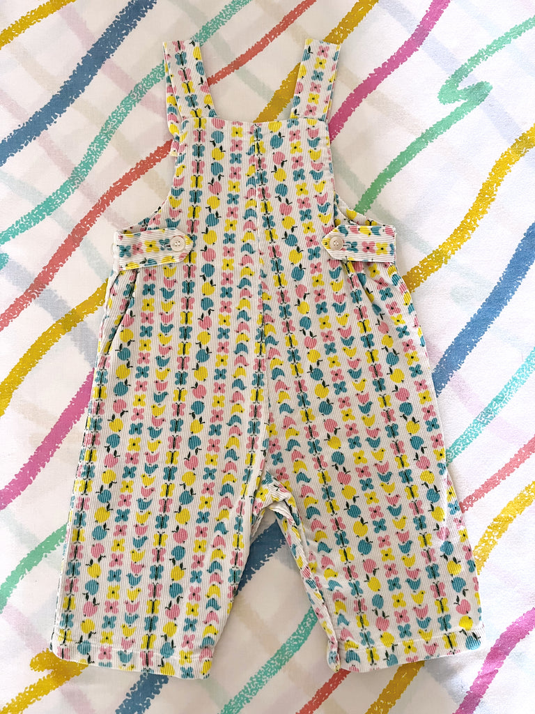 CORD OVERALLS - PASTEL - 0-1.5 YEARS