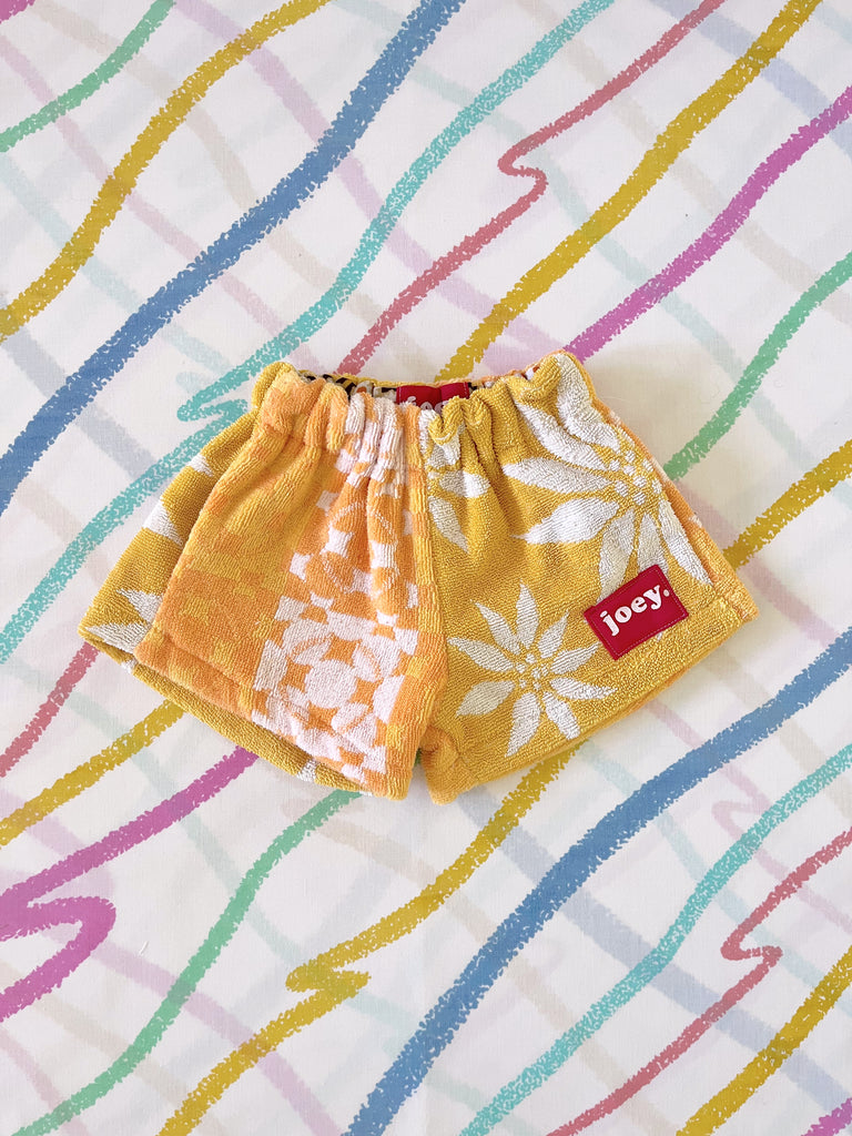 JOEY VINTAGE TOWEL SHORTS - 1-2 YEARS