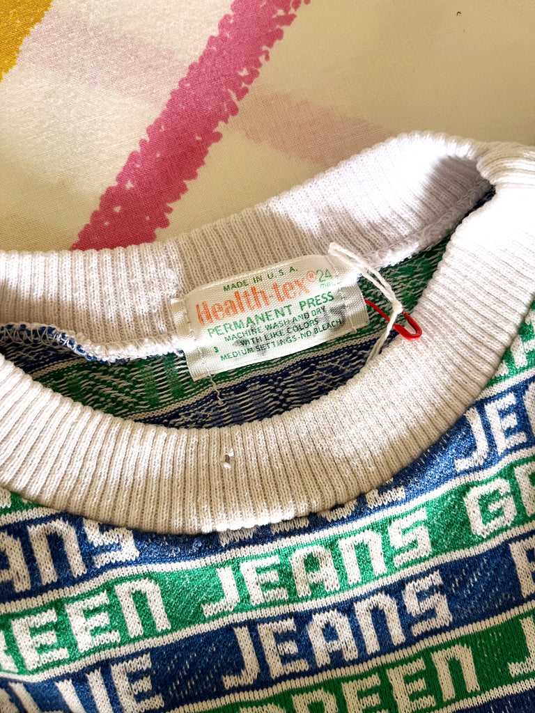 VINTAGE 1980’s HEALTH-TEX TODDLER STRIPE TEE - SIZE 2