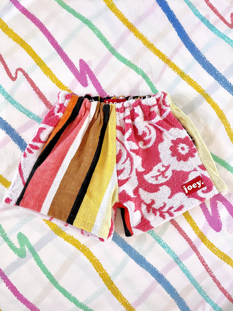 JOEY VINTAGE TOWEL SHORTS - 5-6 YEARS