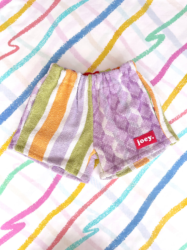 JOEY VINTAGE TOWEL SHORTS - 3-4 YEARS