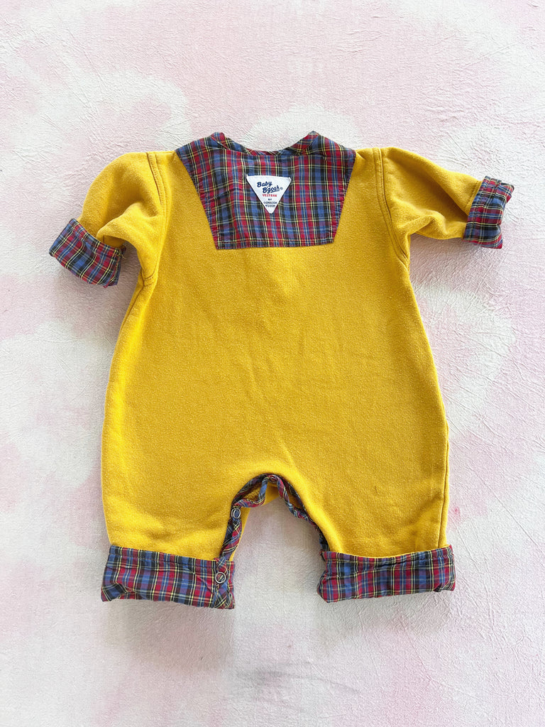 OSHKOSH BABY ONSIE - MUSTARD - 0-3 MONTHS