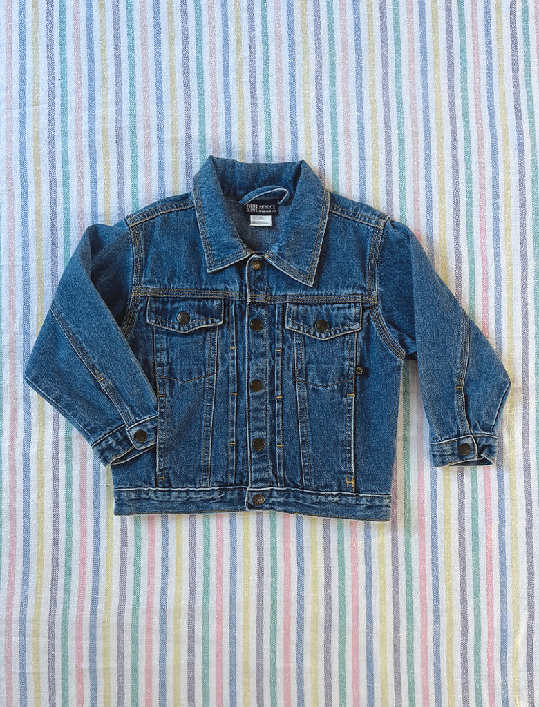 FADED GLORY DENIM JACKET - BLUE WASH - 3 YEARS