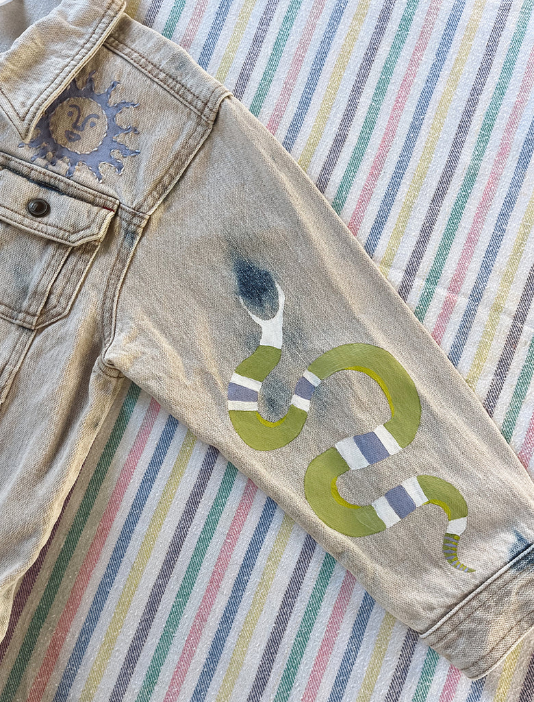 VINTAGE CUSTOM JACKET ACID WASH - 5 YEARS