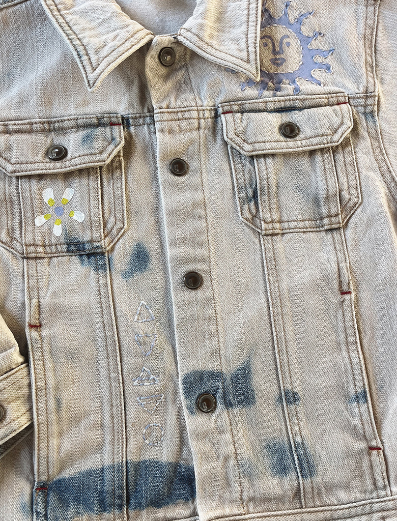 VINTAGE CUSTOM JACKET ACID WASH - 5 YEARS