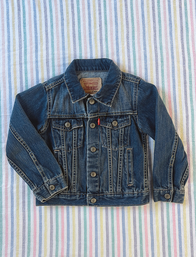 VINTAGE LEVI’S DENIM JACKET - BLUE WASH - 4 YEARS