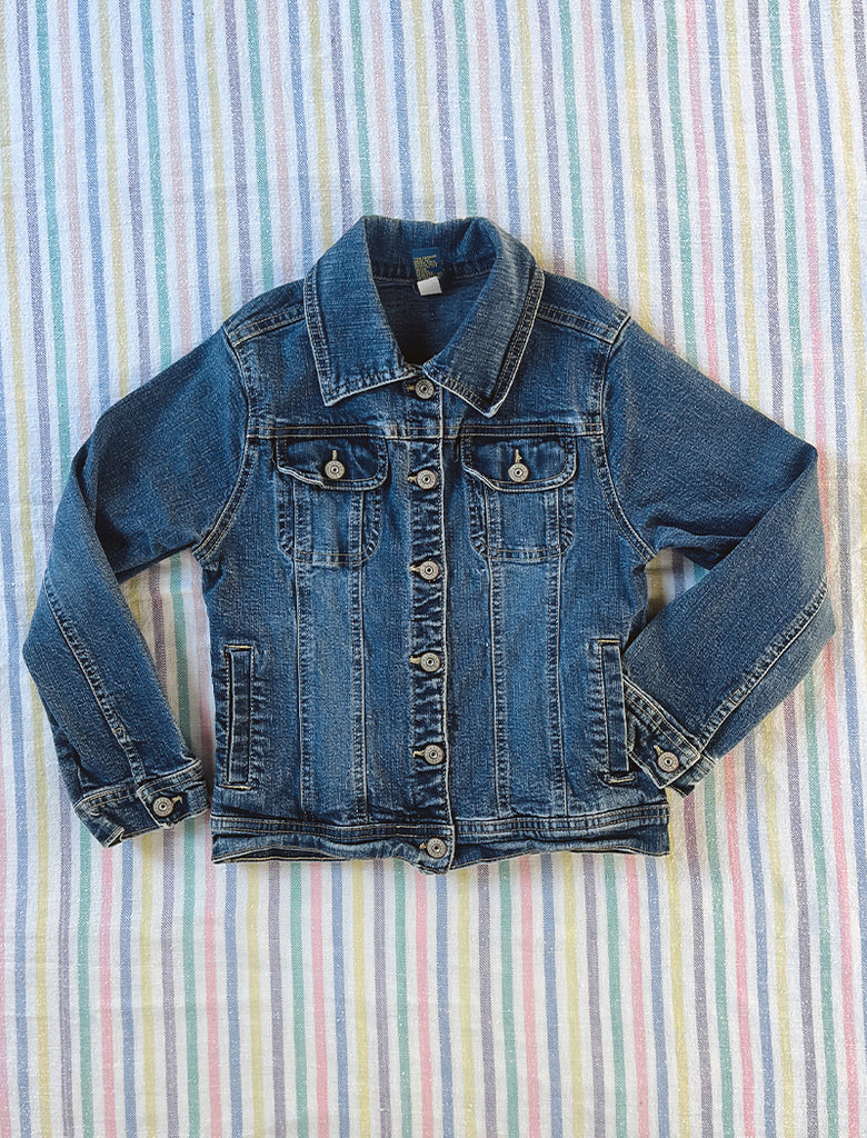 OSHKOSH DENIM JACKET - DARK BLUE - 7 YEARS