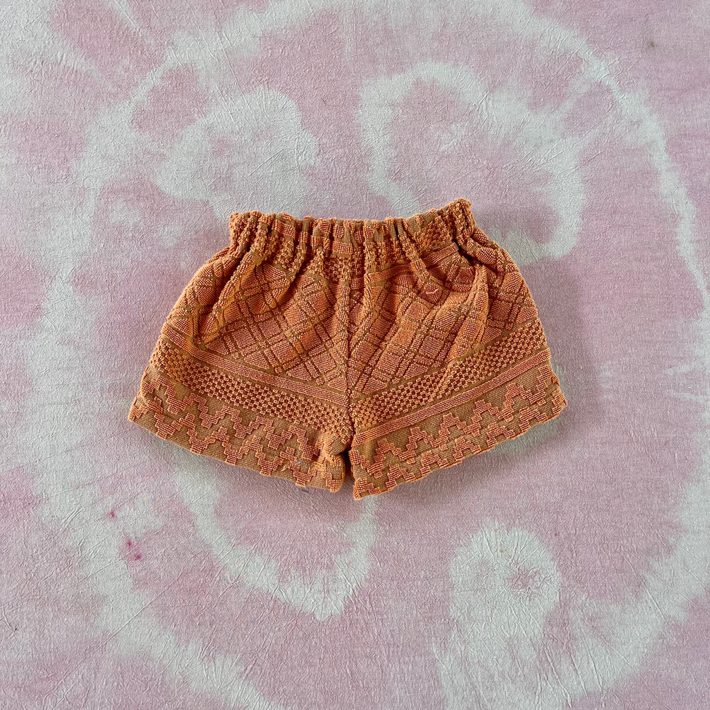 JOEY VINTAGE TOWEL SHORTS - 70's FOLK BIEGE  - 3-4 YEARS