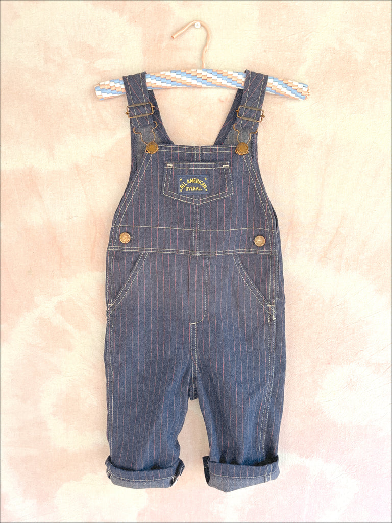 VINTAGE ALL AMERICAN OVERALLS - BLUE - 2-3 YEARS