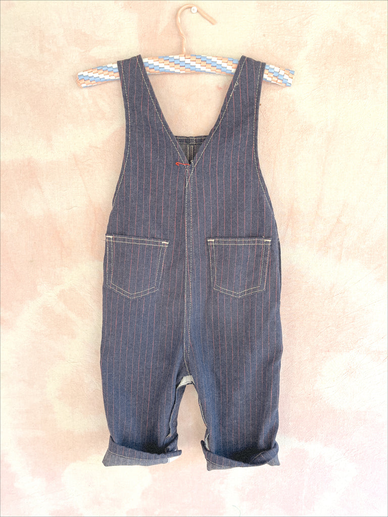 VINTAGE ALL AMERICAN OVERALLS - BLUE - 2-3 YEARS