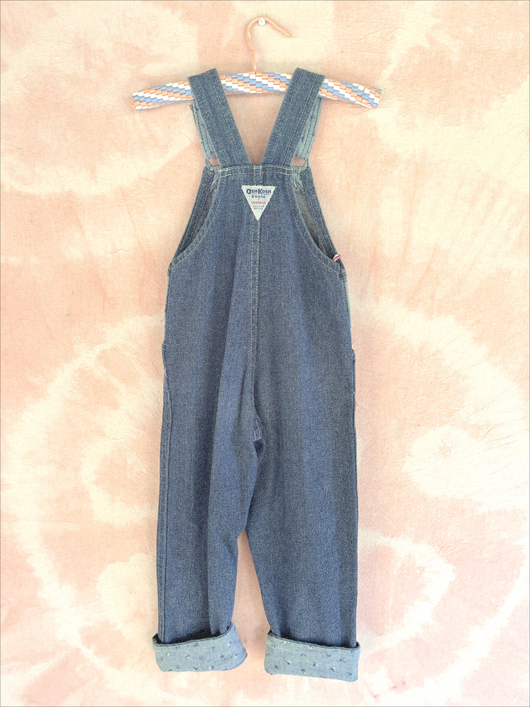 RARE VINTAGE OSH KOSH OVERALLS - DENIM - 4 YEARS