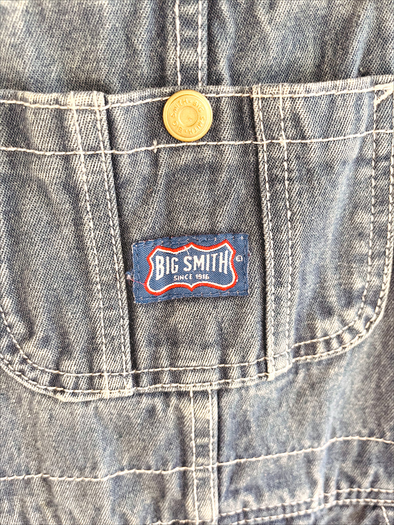 BIG SMITH DENIM OVERALLS - CLASSIC BLUE - 7 YEARS