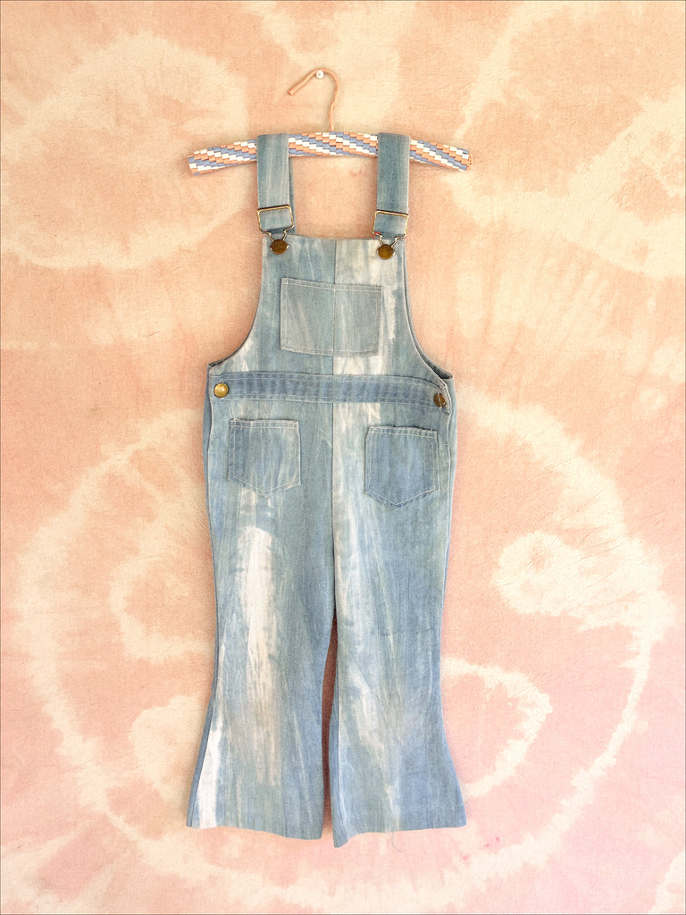 VINTAGE OVERALLS - BLUE FLARE - 2-3 YEARS