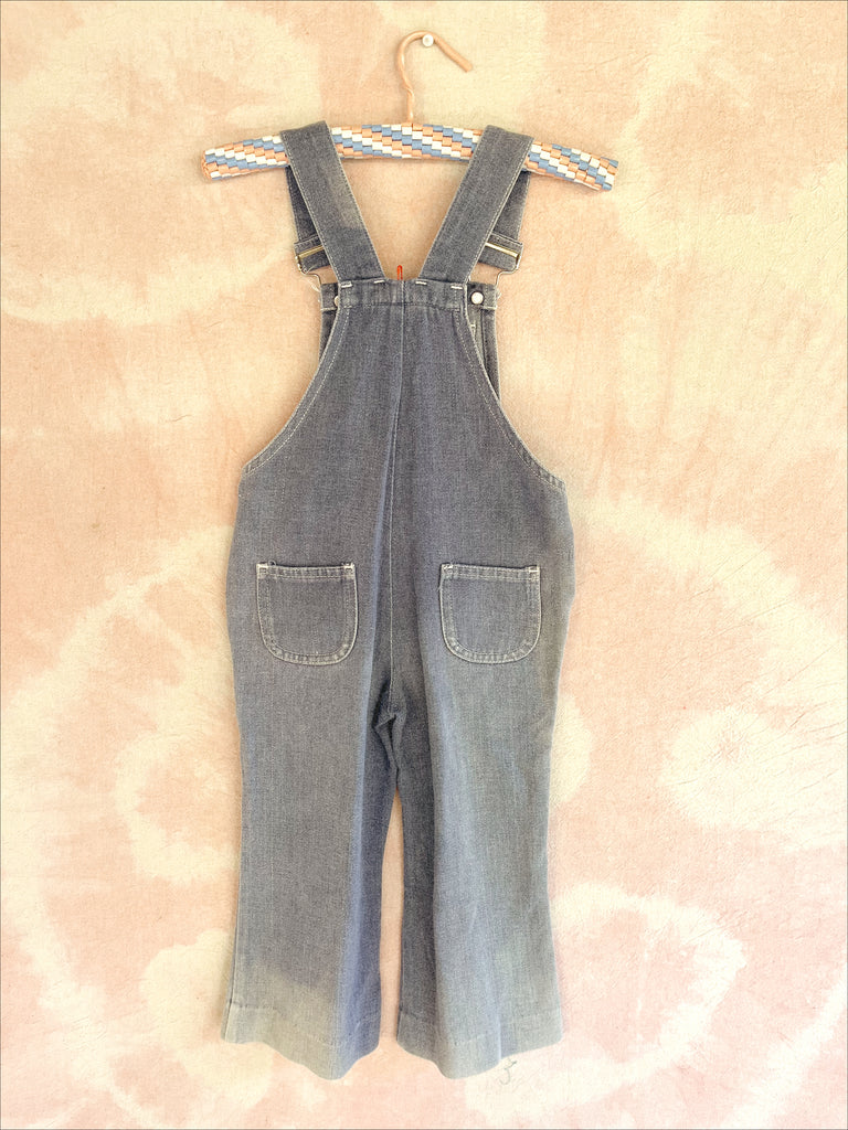 VINTAGE OVERALLS - BLUE - 2-3 YEARS