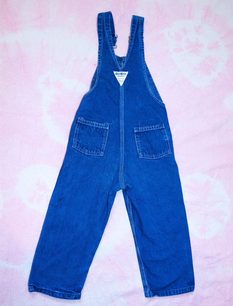 kids vintage OSH kosh denim overalls