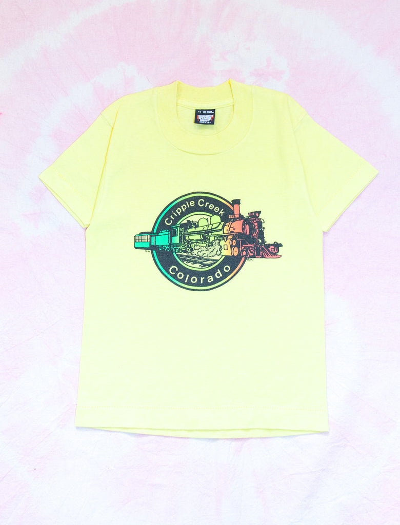 kids sustainable fashion, vintage vacay tee