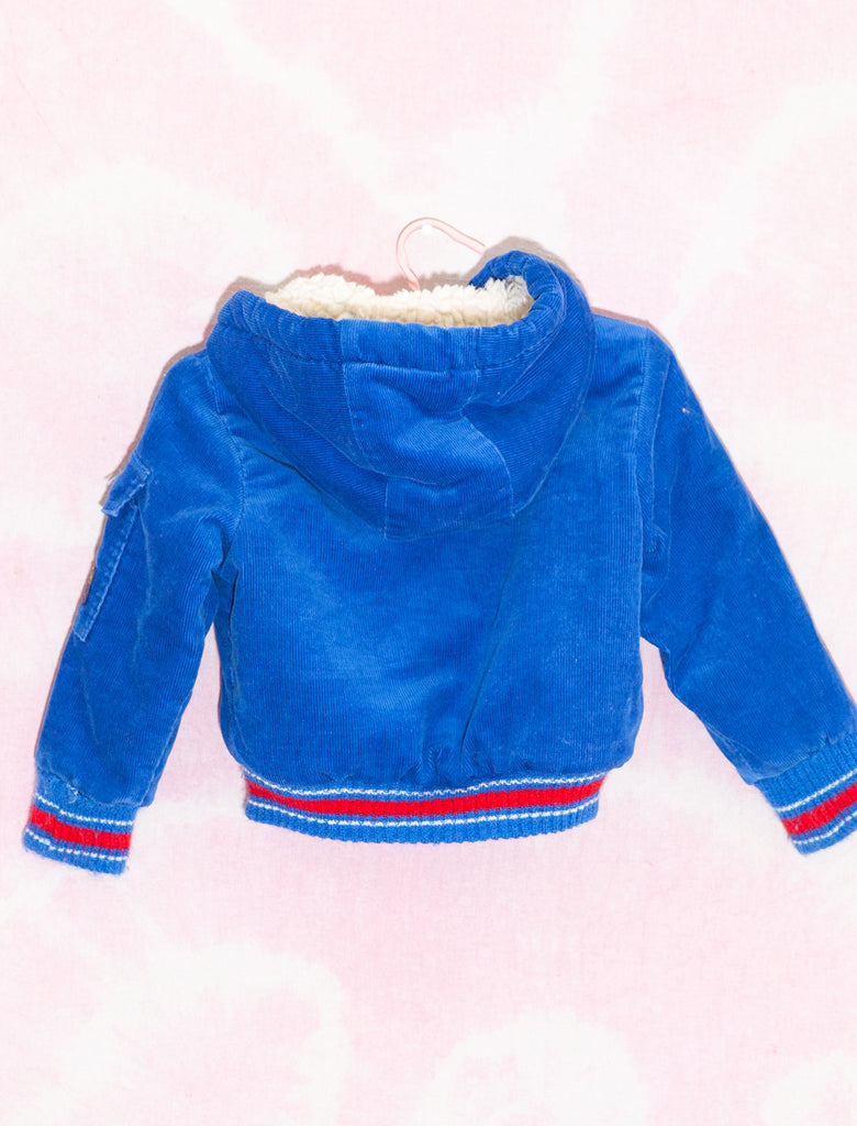 OSHKOSH JACKET - AZURE/SHIRLING - 3-4 YEARS