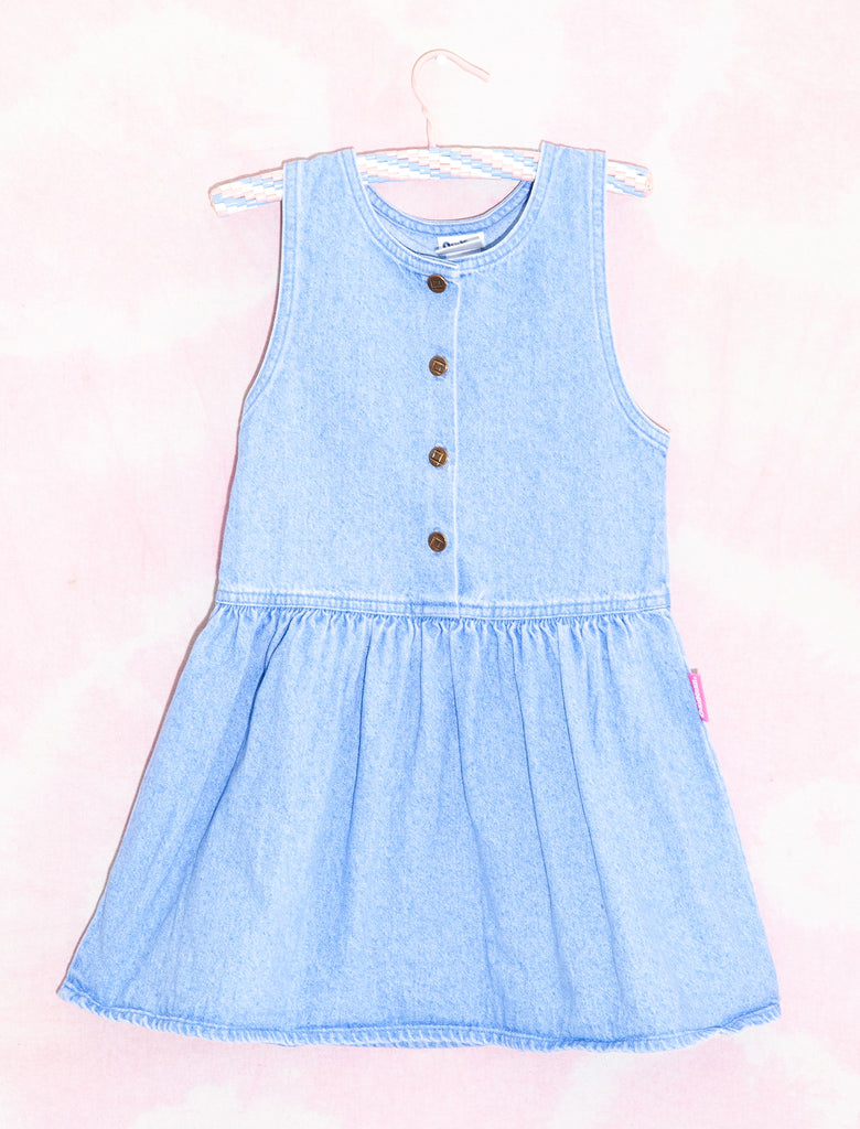 joey rainbow kids vintage Oshkosh pinafore dress