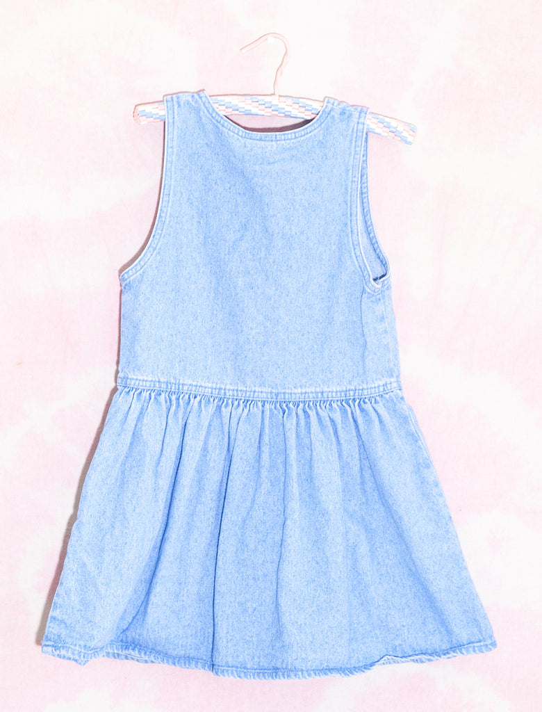 joey rainbow kids vintage Oshkosh pinafore dress