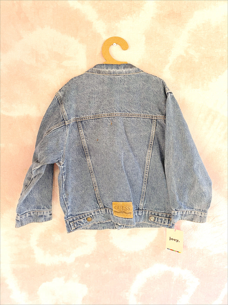 VINTAGE GUESS DENIM JACKET - 80s/90s - 6 YEARS