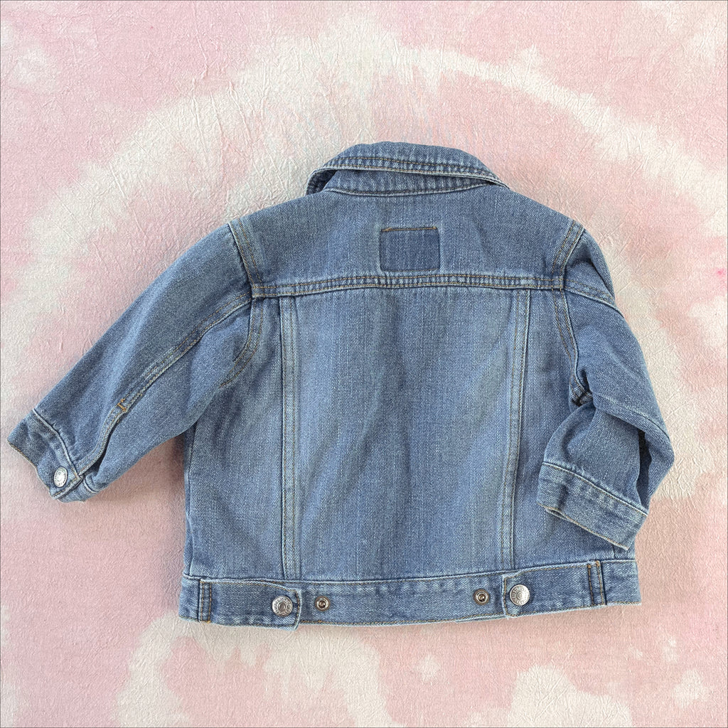 LEVIS DENIM JACKET - LIGHTWASH DENIM - 1-2 YEARS