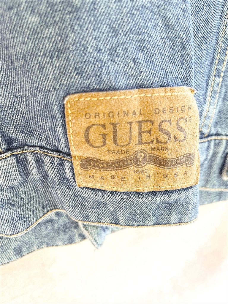 VINTAGE GUESS DENIM JACKET - 80s/90s - 6 YEARS