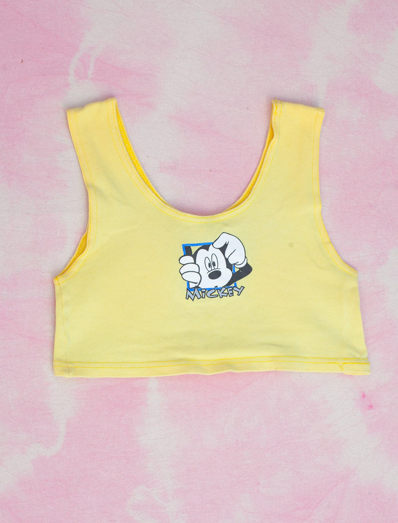 MICKEY CROP - MELLOW YELLOW - 8-10 YEARS