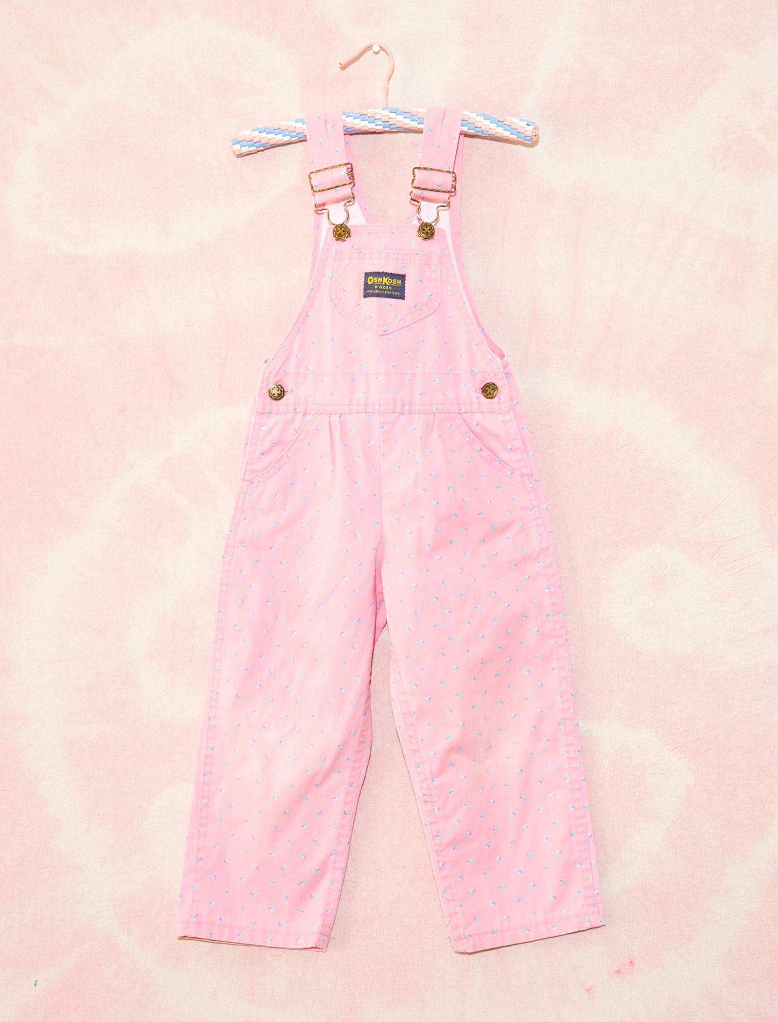 oshkosh 希少いちご　オーバーオール oshkosh 希少いちご オーバーオール Oshkosh Pink Hickory Overall