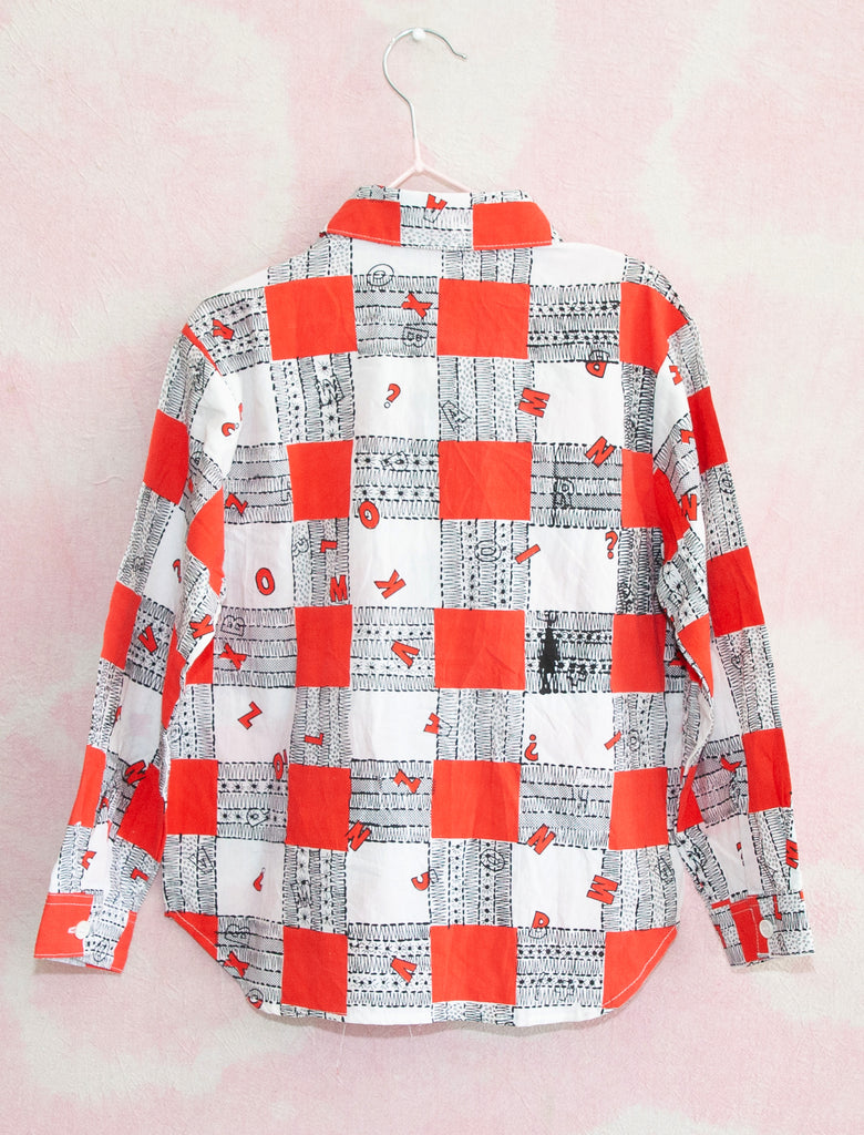 JOEY RAINBOW KIDS VINTAGE long sleeve button down shirt