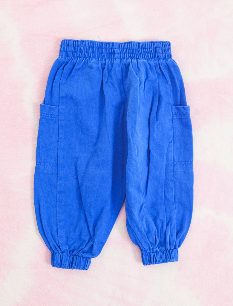 DRILL PANTS - YVES KLIEN BLUE - 0-1 YEARS