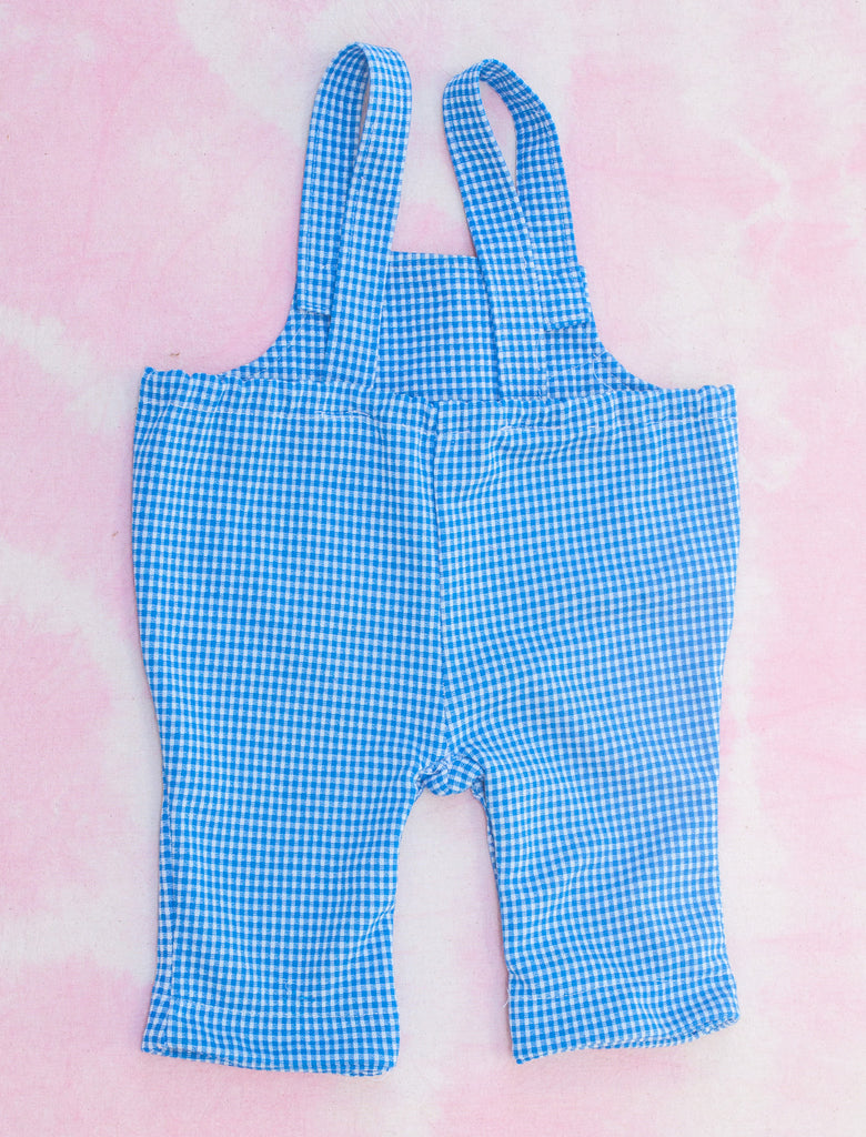 60S GINHAM ROMPER - SKY BLUE - 0-1 YEARS