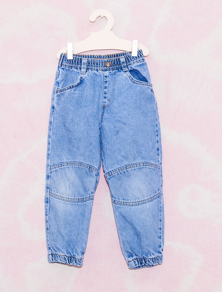 LEVIS JEANS - ORANGE TAB/MID WASH - 6-8 YEARS