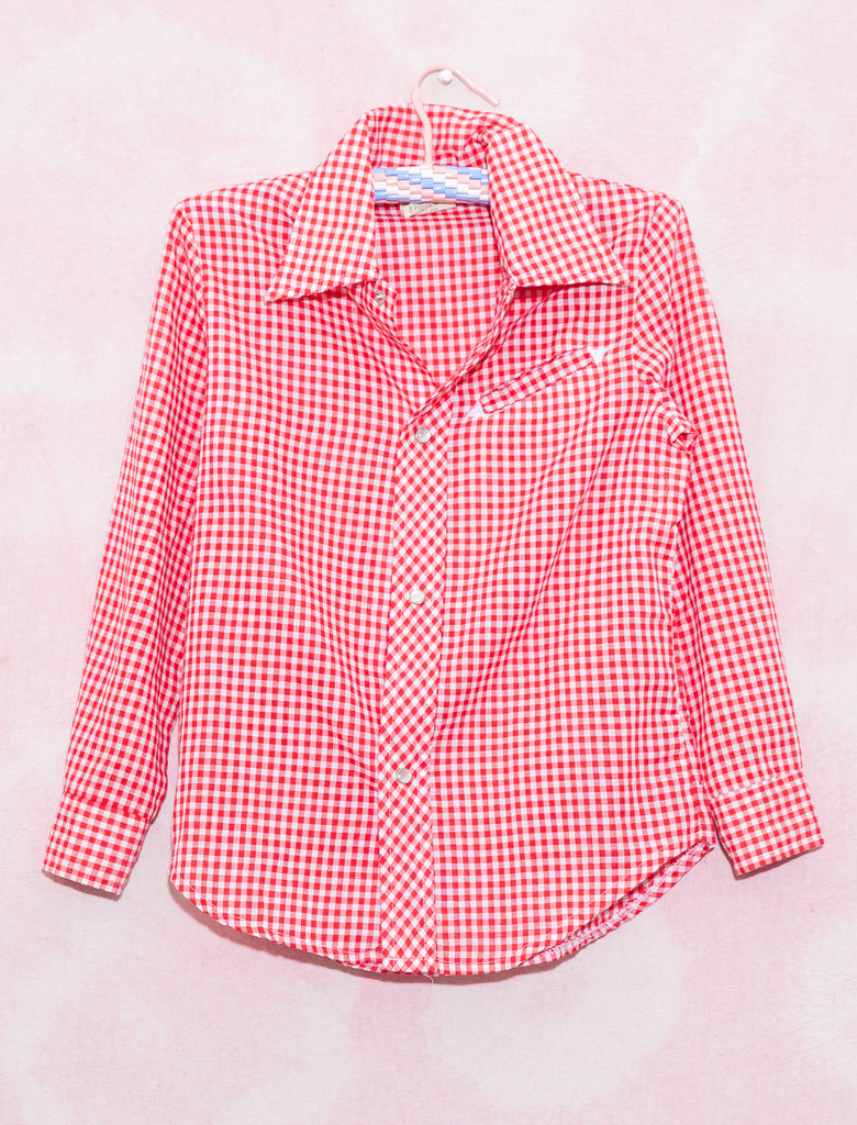 joey rainbow kids vintage western shirt