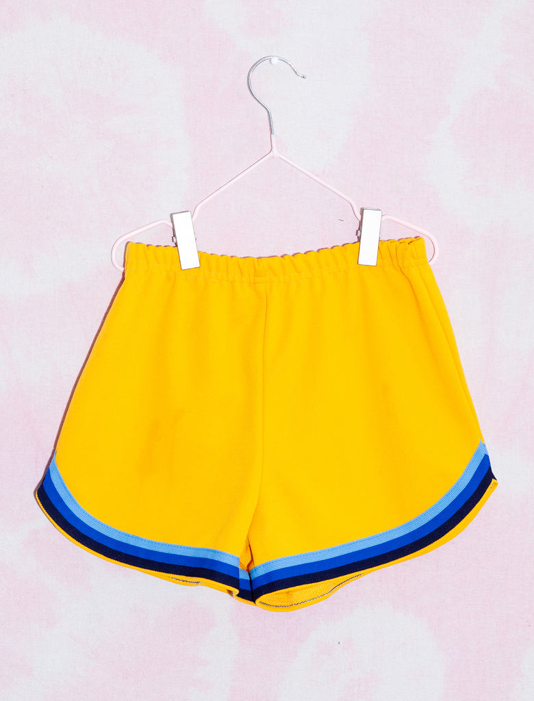 joey rainbow kids vintage 70s track shorts
