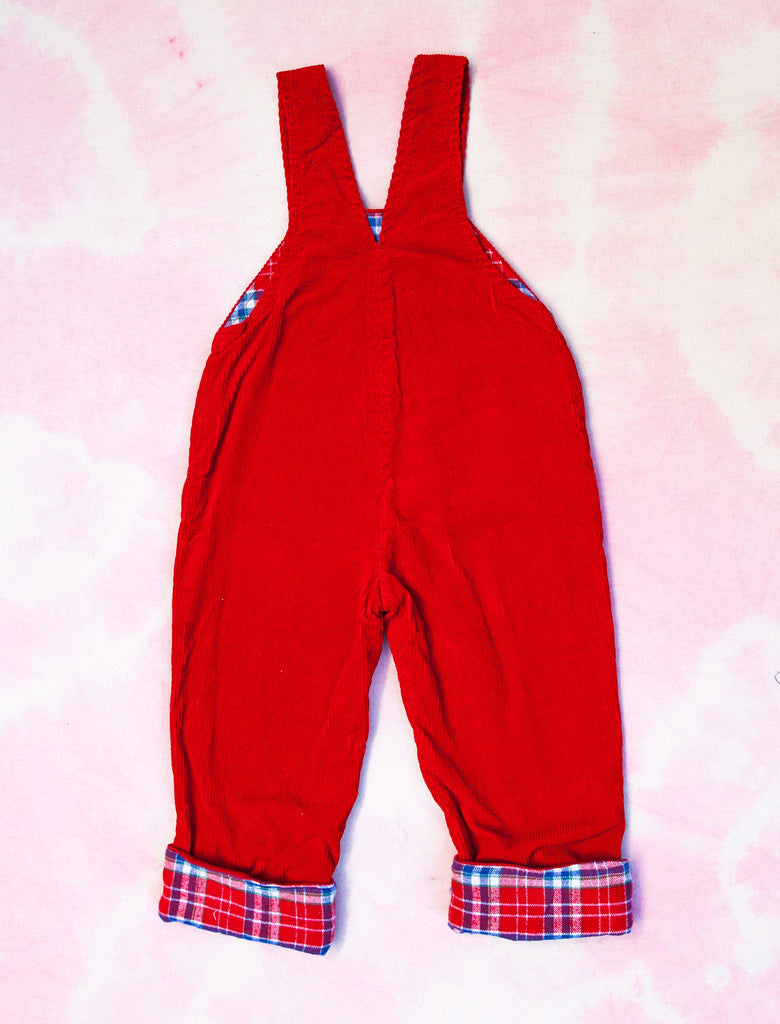 joey rainbow kids vintage cord osh kosh overalls