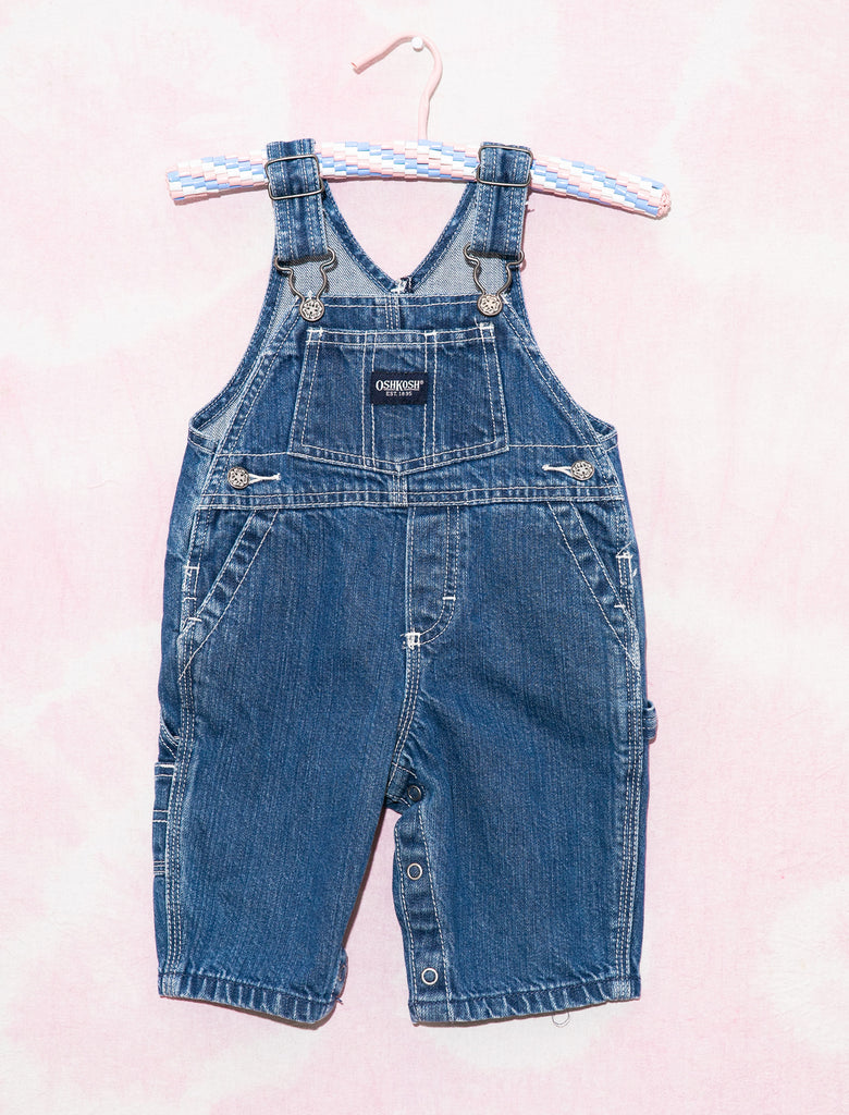 joey rainbow kids vintage denim overalls