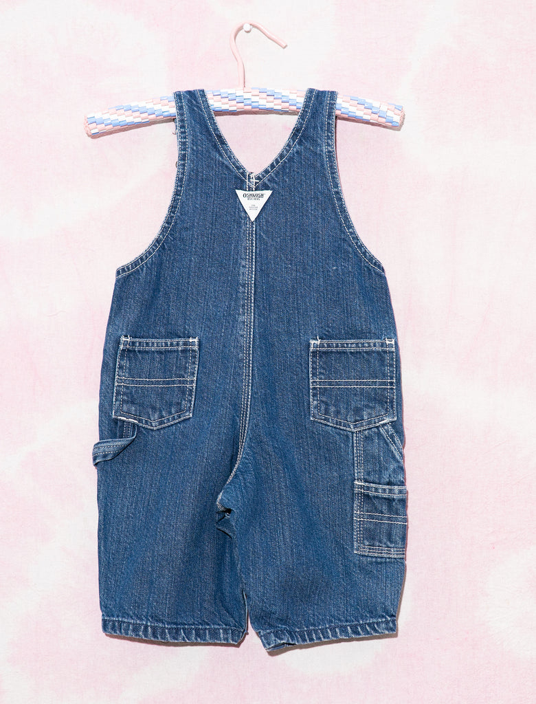 joey rainbow kids vintage denim overalls