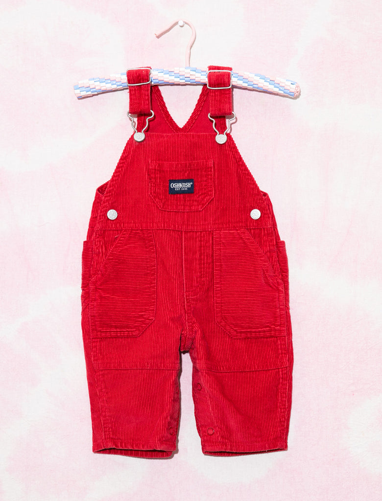 joey rainbow kids vintage cord Oshkosh overalls