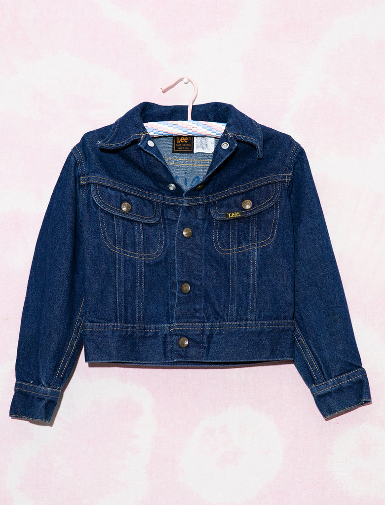 joey rainbow kids vintage denim LEE jacket